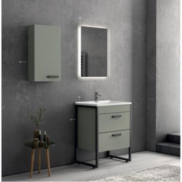 Mobilier De Baie Ikaros 65cm - Karag - Culoare elvezia grey 8302