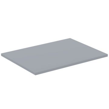 Blat pentru mobilier baie Ideal Standard Connect Air 60 cm, gri deschis lucios