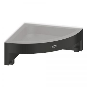 Etajera de dus de colt Grohe Start Cube matte black