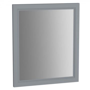 Flat mirror, 65cm, mat grey 62214